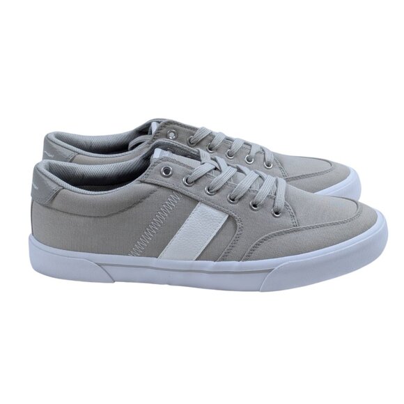 Ben Sherman Mens 10 D Hawthorn Canvas Sneakers Glacier White Beige BSMHAWTC-0813 - Picture 5 of 8